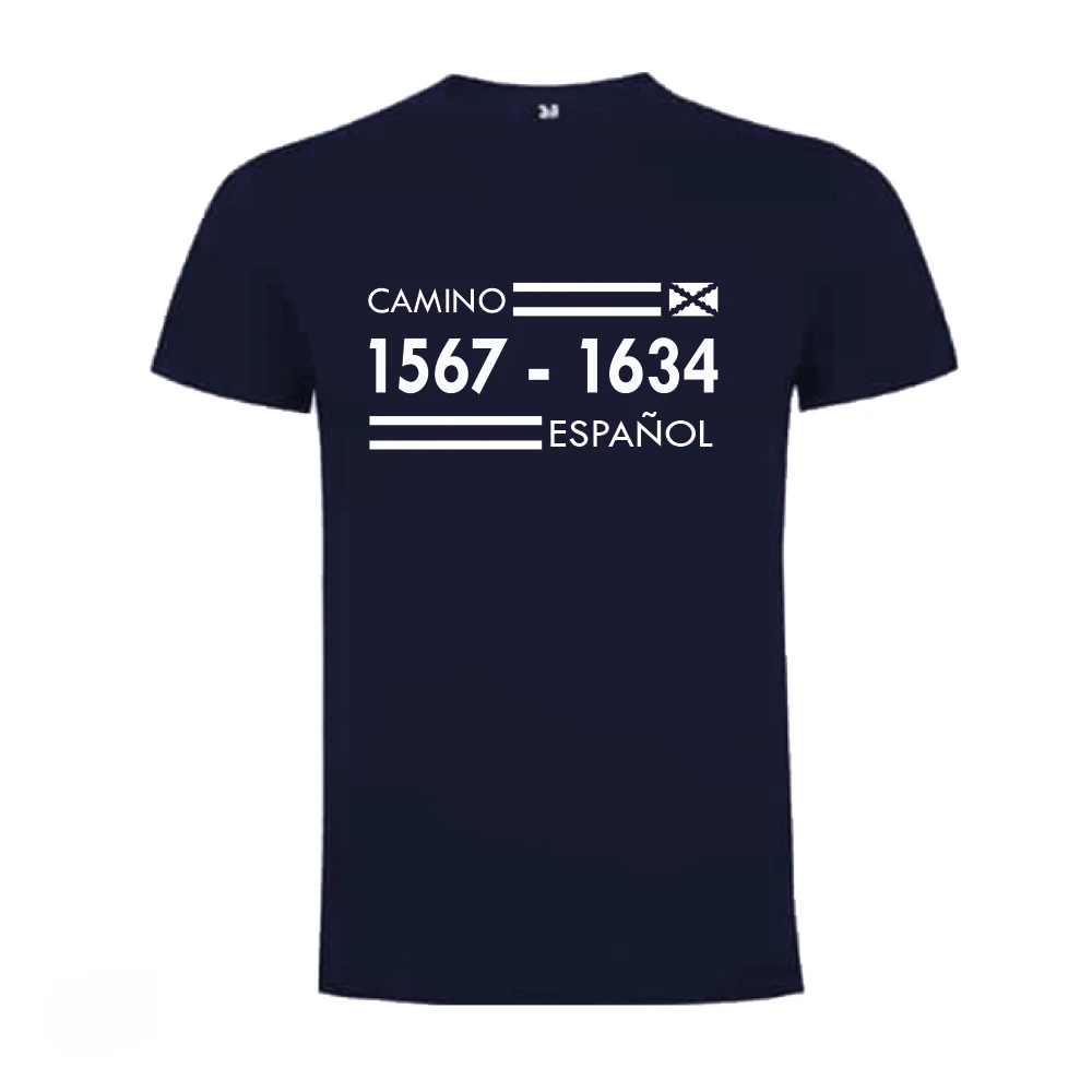 

Camino Español 1567-1634 T-Shirt Short Sleeve Casual 100% Cotton Shirts