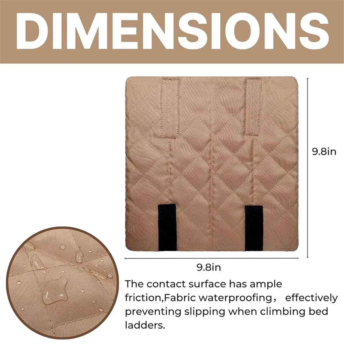 4PC Quilted Bunk Bed Ladder Pads ,10