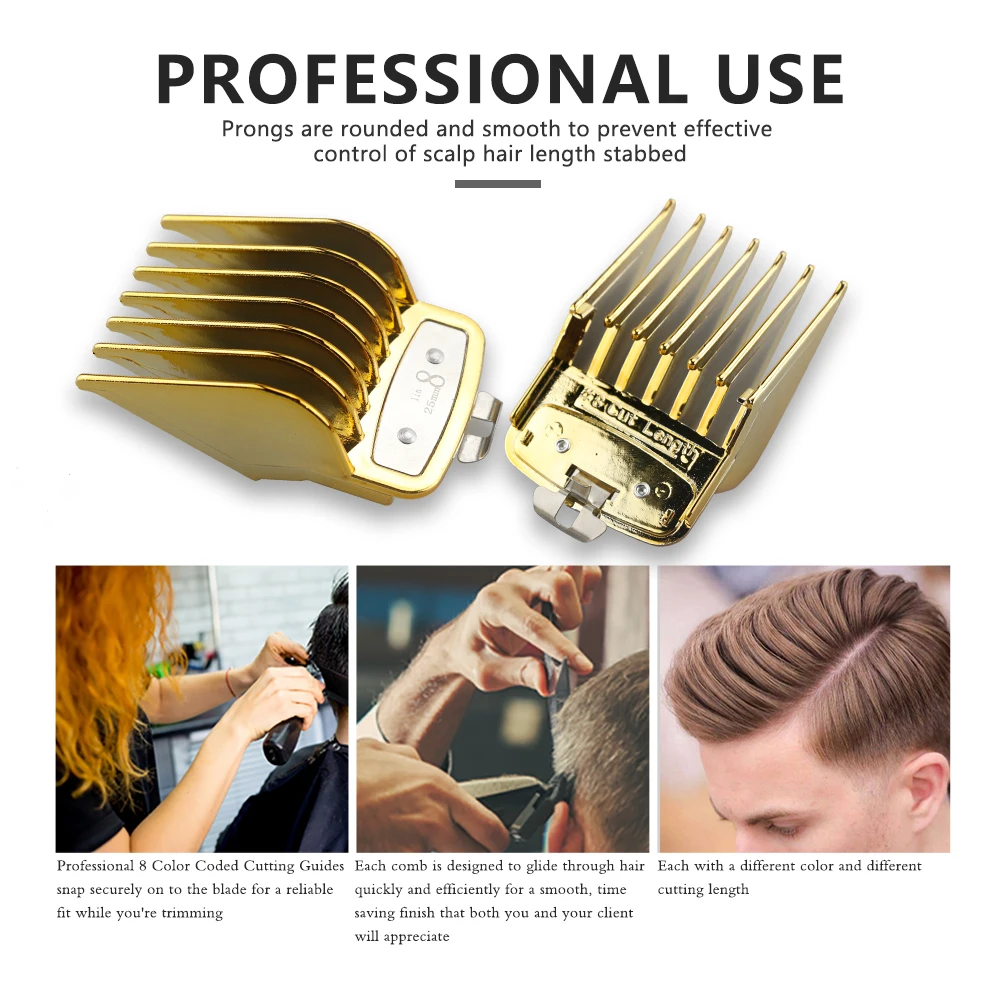 Professional Hair Clipper Limit Guide Comb For Wahl Trimmer Universal Cutting Guide Comb Haircut Tools Hair Clipper Limit Comb