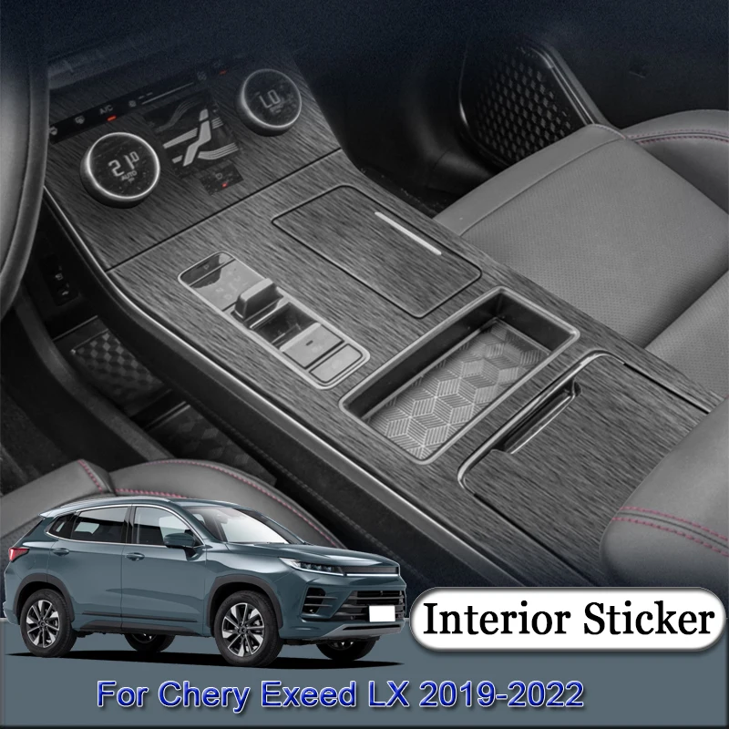 

For Chery Exeed LX 2019-2022 Car Interior Sticker Central Control Gear Shift Panel Sticker Lifting Window Panel Protective Film