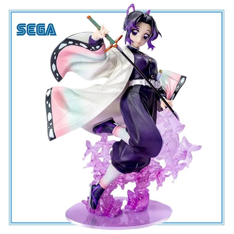 

In Stock Original SEGA Demon Slayer: Kimetsu No Yaiba Kochou Shinobu Anime Character Model Collection Desktop Decoration Toys
