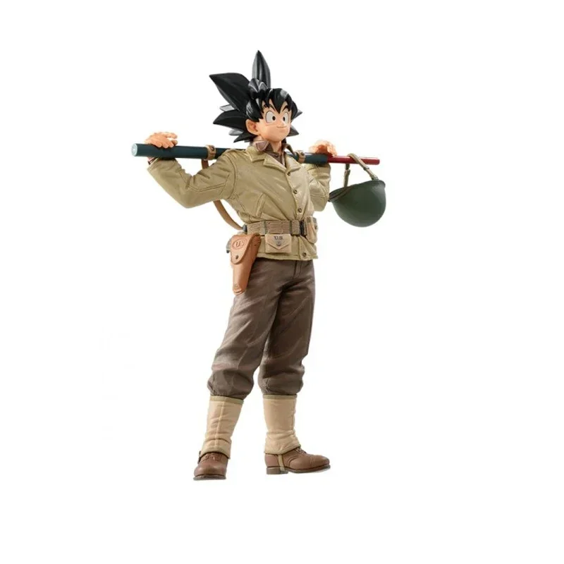 Dragon Ball BWFC2 Military Uniform Son Goku Action Figure The World's First Martial Arts Club Brunette 20cm PVC Anime Model Toys