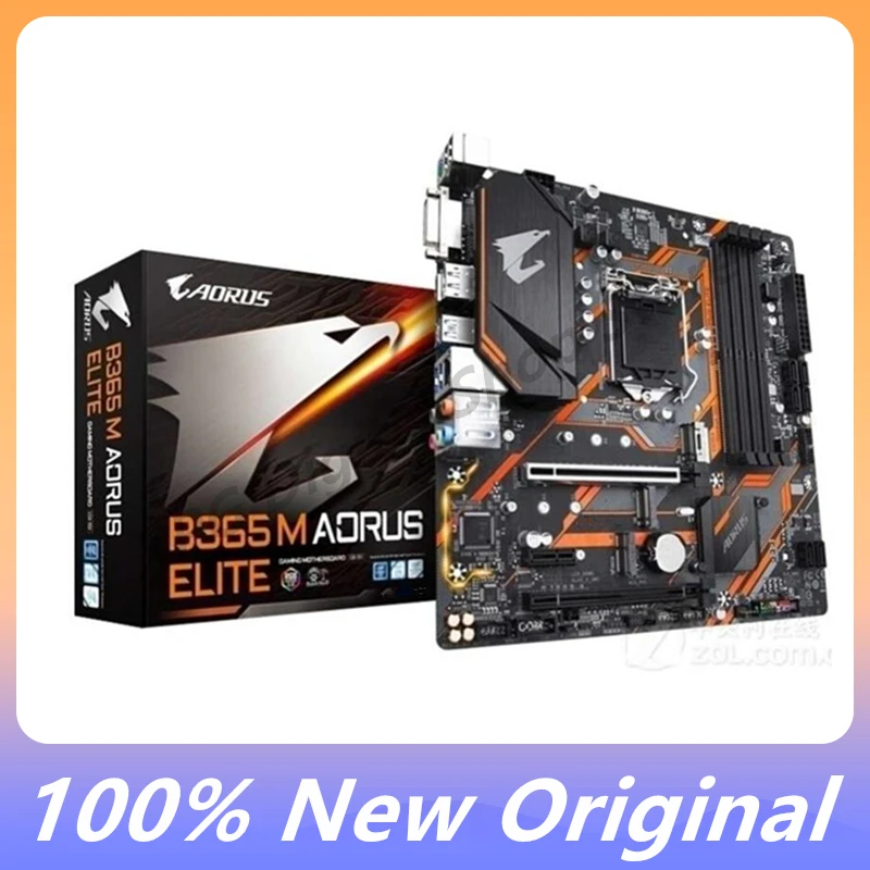 New Original B365M AORUS ELITE DDR4 64GB LGA 1151 USB3.1 USB2.0 B365 desktop board