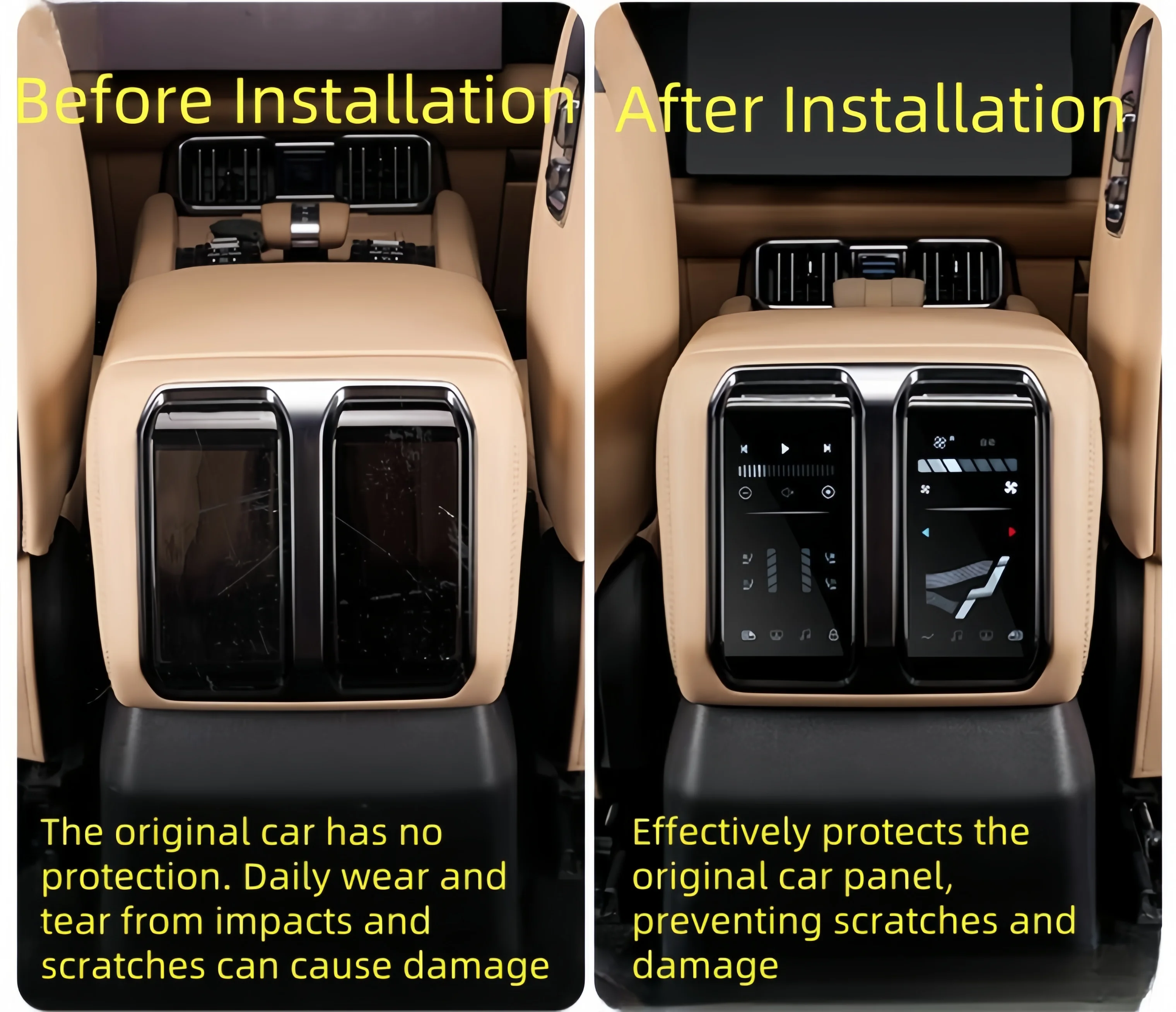 For BYD  Leopard 8 Rear Screen Protector Central Control Screen Interior Protection Film  Formula Leopard 8 Modification
