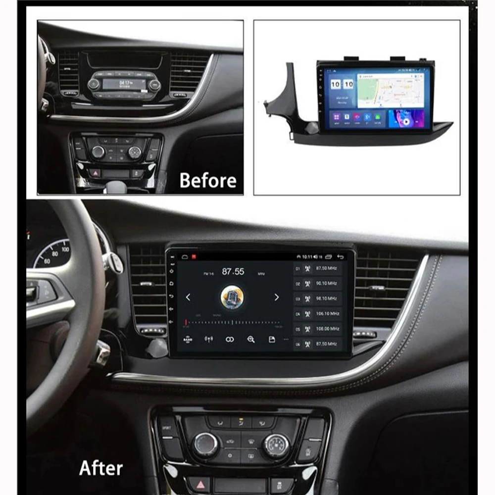 Android 14 2 Din Car Multimedia Player For Buick Encore 2016+ Head Unit Stereo GPS Navigation BT WIFI