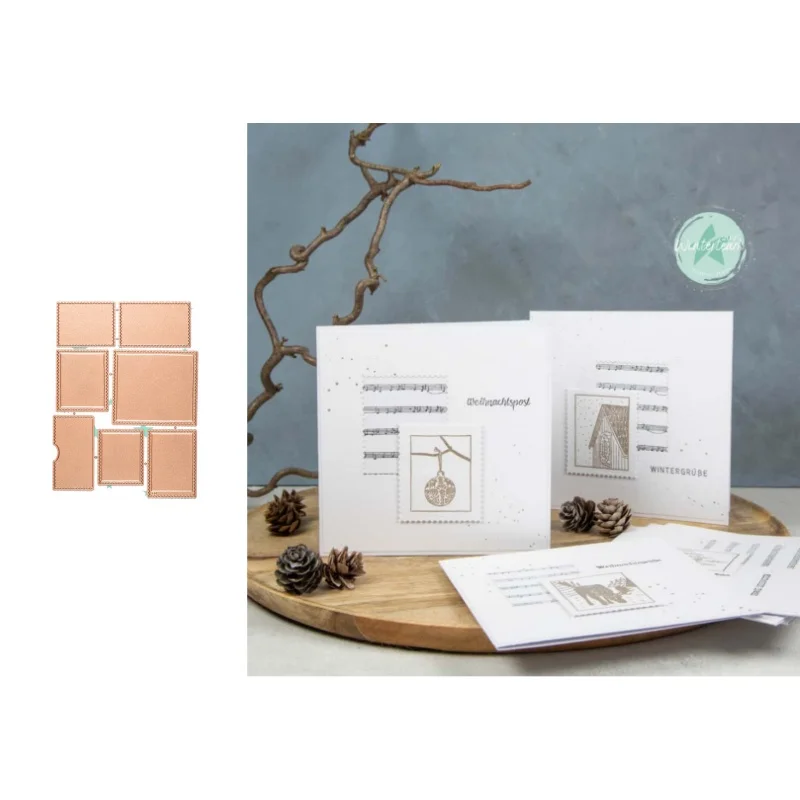 Neue Ankunft Presell Weihnachten Stanzformen und Stempel für DIY Scrapbooking/Fotoalbum, dekorative Prägung, DIY-Papierkarten