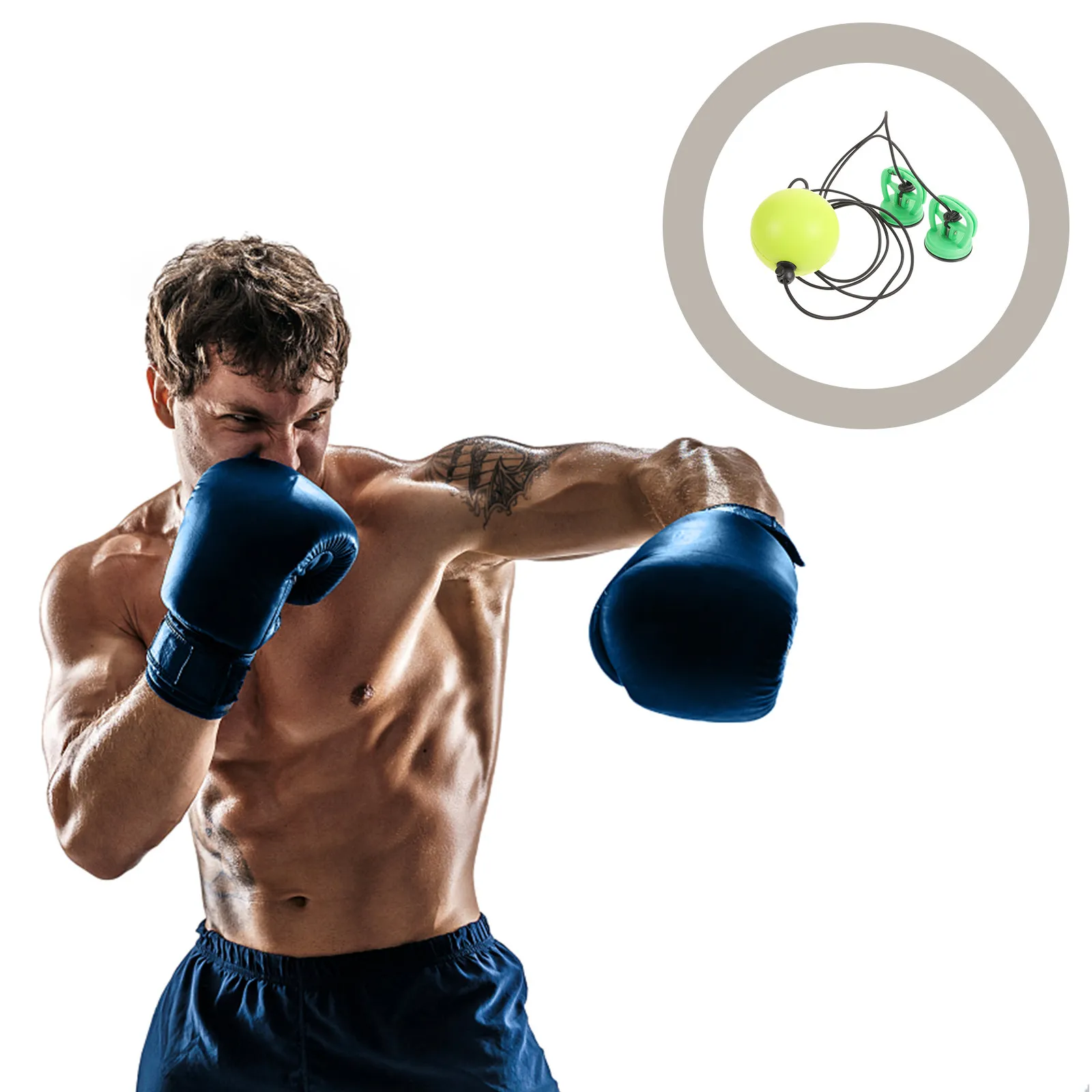 1Set Boxing Hanging Speed Ball High Elastic Punching Training Ball Suction Cup Boxing Training Accessory Speeds