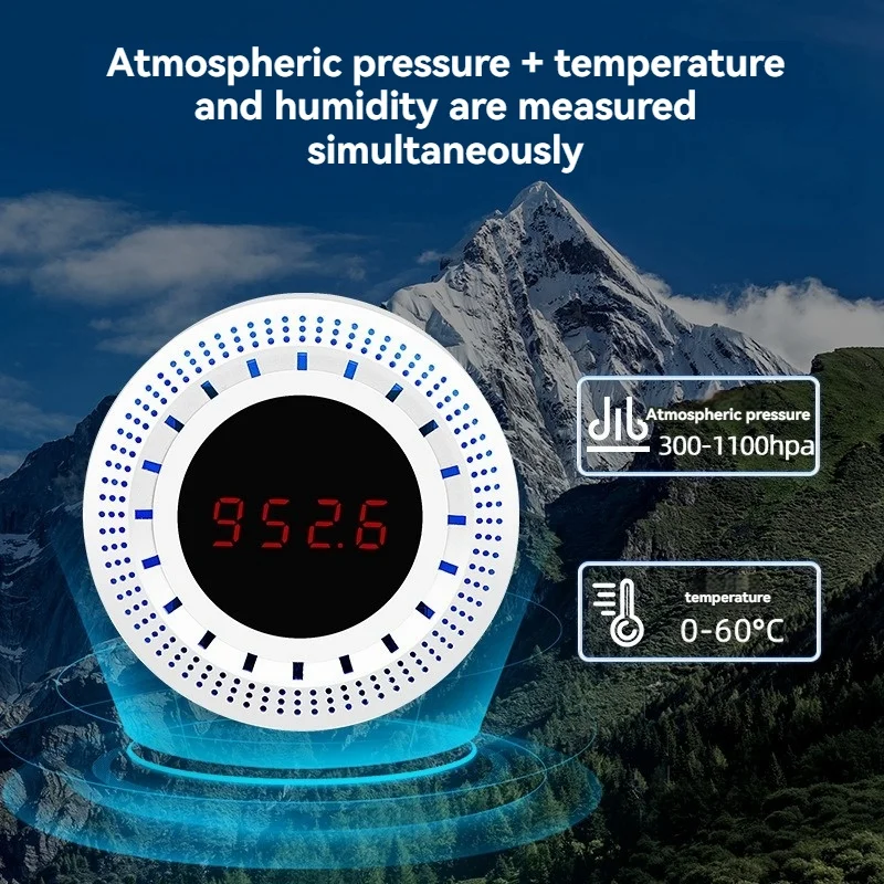Best-Tuya-Sensor de presión atmosférica inteligente con detección de temperatura y humedad, dispositivo doméstico integrado Tuya