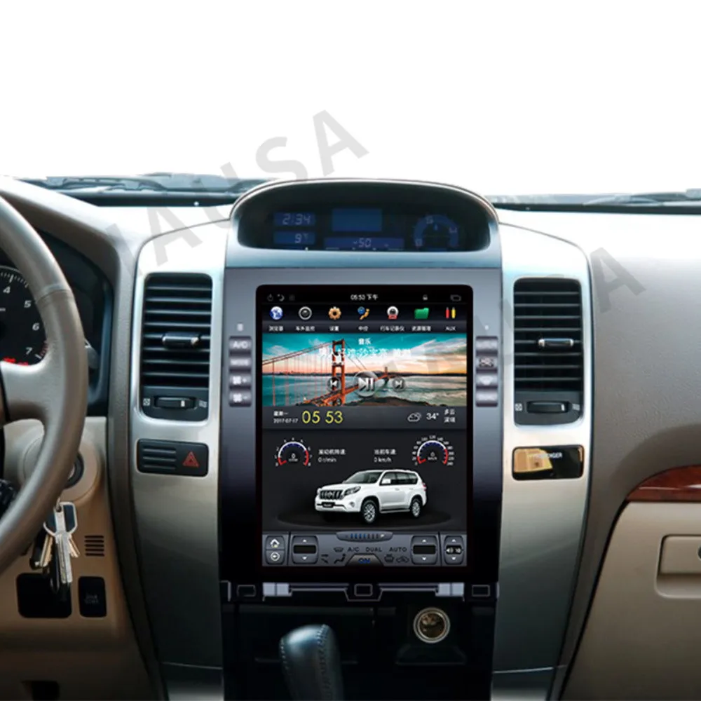 Android Car Radio For Toyota Land Cruiser Prado 120 Lexus GX470 2002-2009 Touch Stereo Autoradio Multimedia Player GPS Head unit