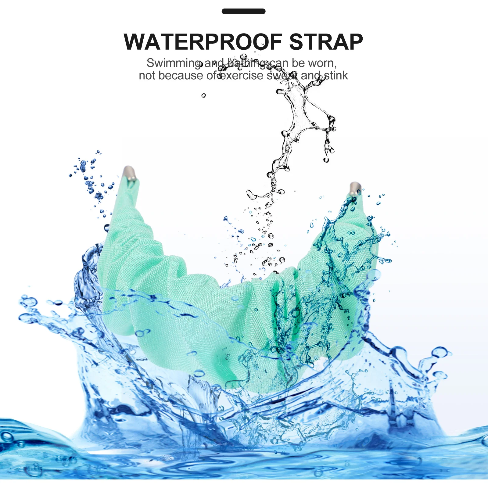 

1Pcs Fabric Wrist Strap Breathable Comfortable Cloth Watch Band Compatible 3 Fashionable Adjustable Watch