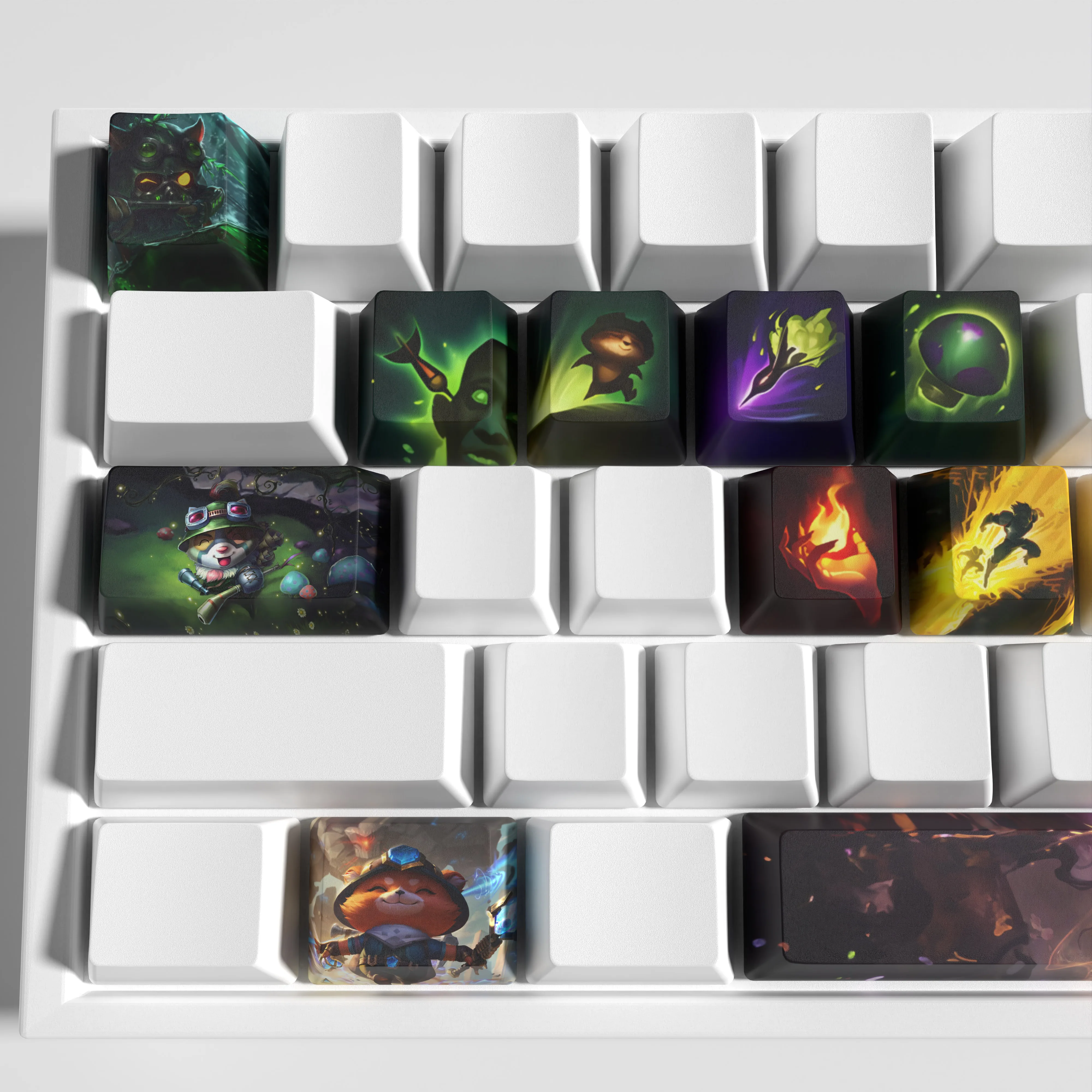 Teemo keycaps League of Legends keycaps game keycaps profilo OEM 12 tasti PBT dye sub keycaps