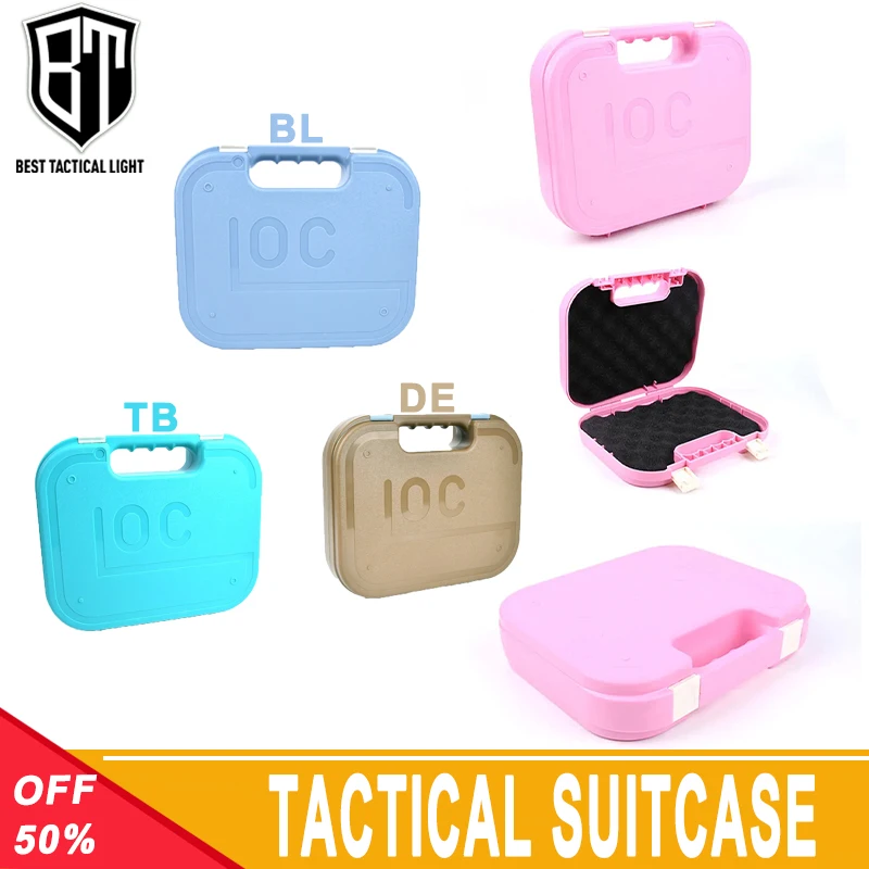 WADSN GLOC Tactical Suitcase Hard Shell Foam Cushion Box Outdoor Hunting Gun Accessories Safe Storage Waterproof Suitcase