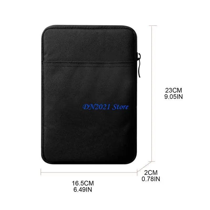 F3KE Manga bolsa para capa para 12345 capa bolsa 8 polegadas à prova d'água com zíper Po