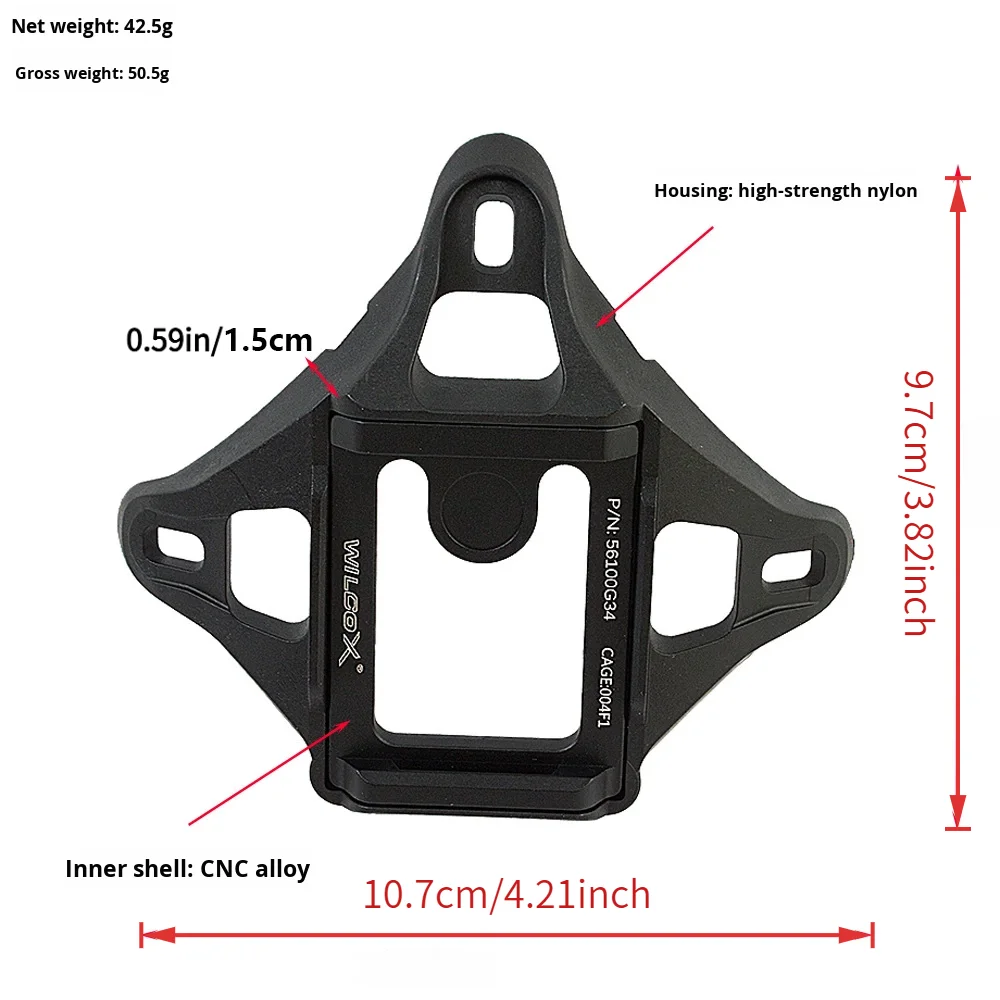 Tactical Helmet Vas Shroud Three-Hole NVG Mount Adapter For FAST MICH AF Wendy Helmet Accessories