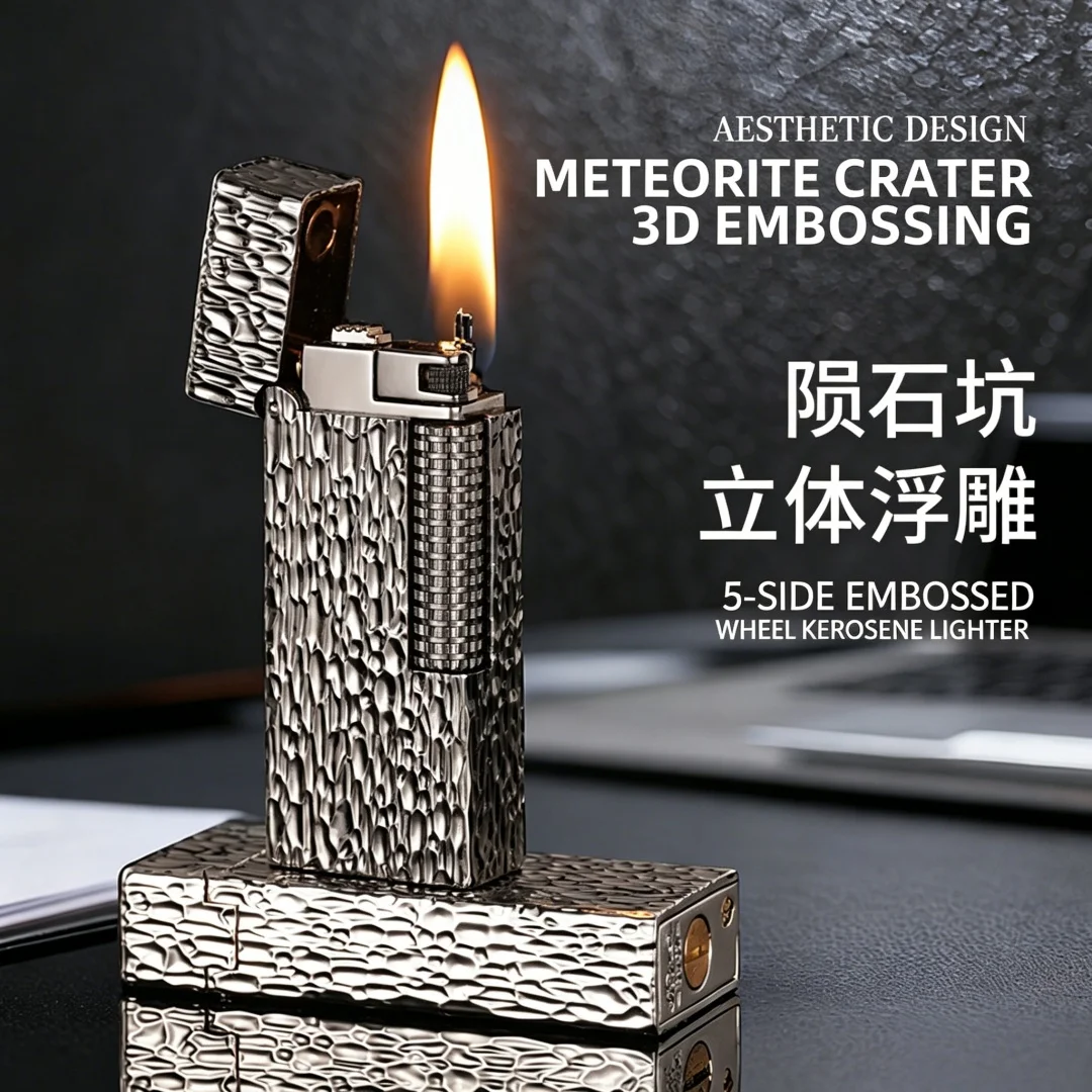 

Cool classic fashionable metal Cigarette Paraffin Oil Lighter premium men utility fashionable smoking accessories festival gifts