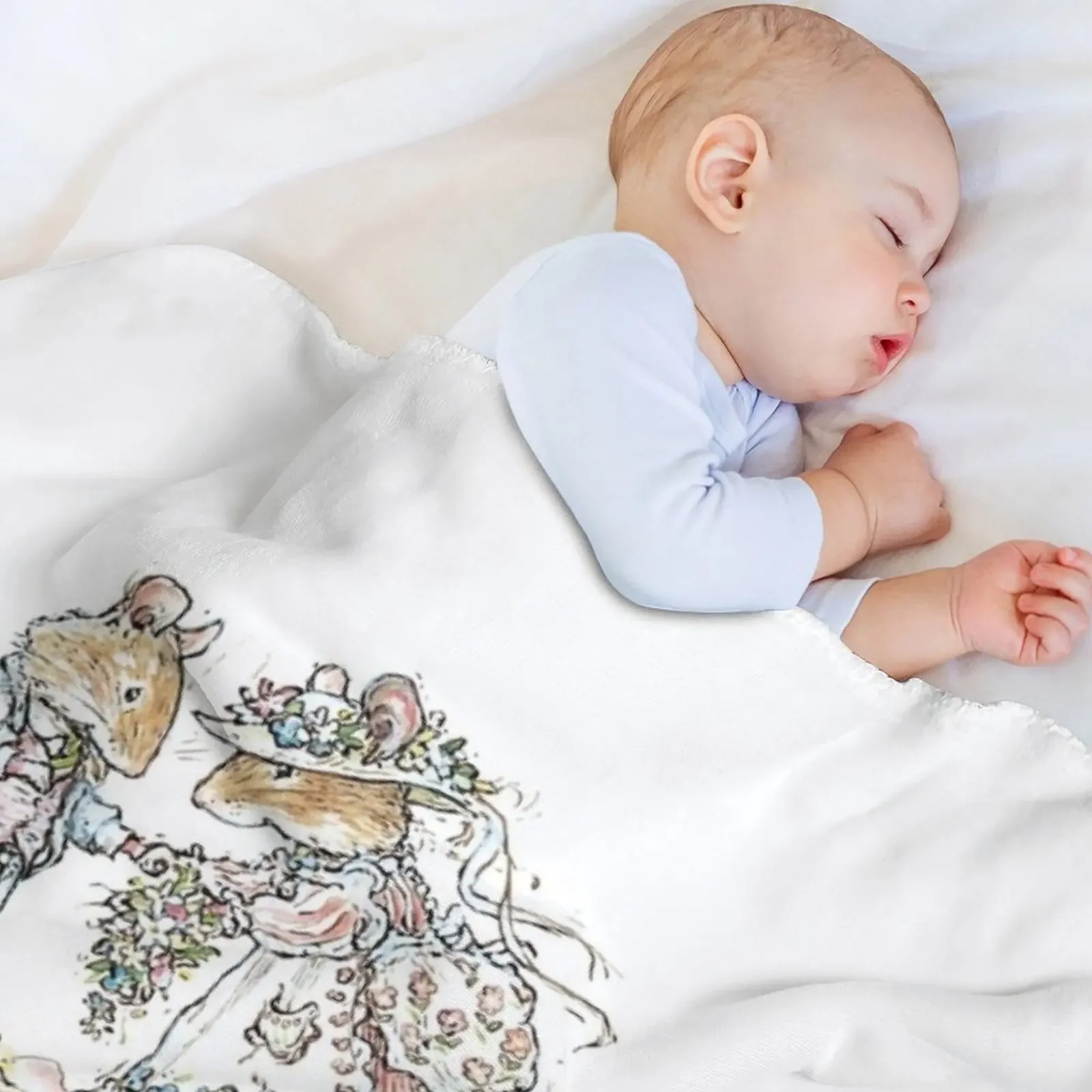 أنا أضطرت لك الماوس والزوجة رمي بطانية سرير مزخرفة للأطفال بطانية فاخرة #3