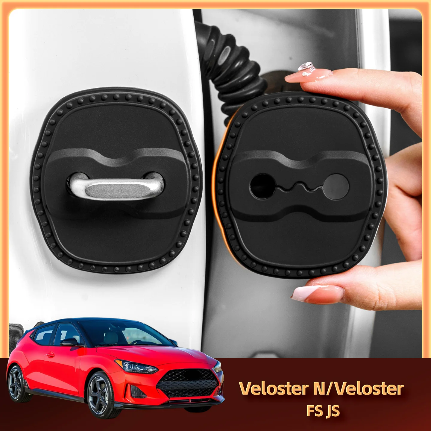 2/4Pcs Silicone Car…