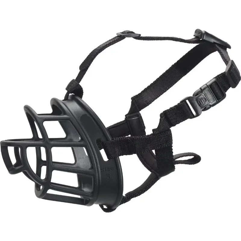 High quality outdoor anti-bite and anti-call portable adjustable PU dog muzzle