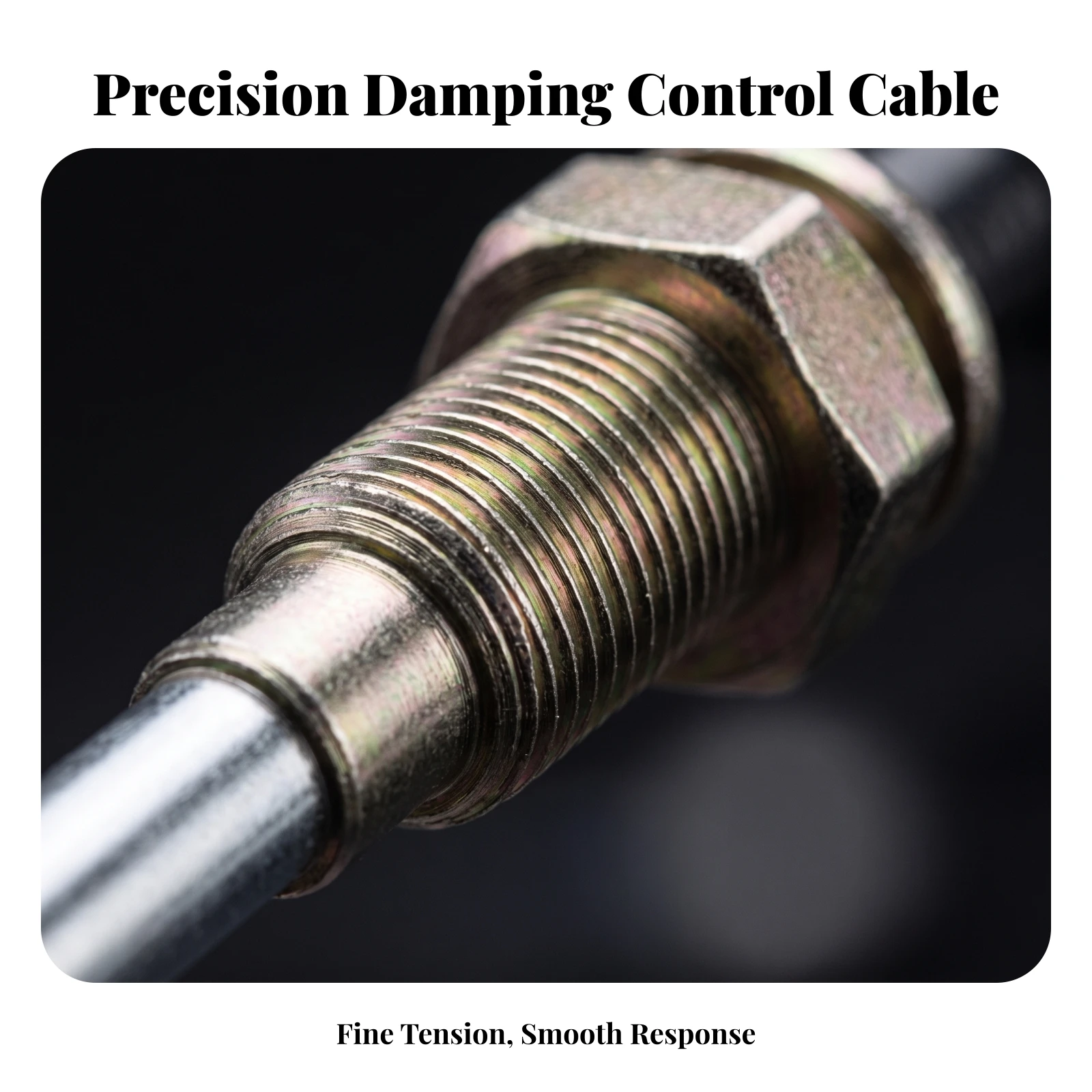 Choke Control Cable Responsive Choke Cable with Knob Corrosion-Resistant Weather-Resistant for Lawn Mower Repair