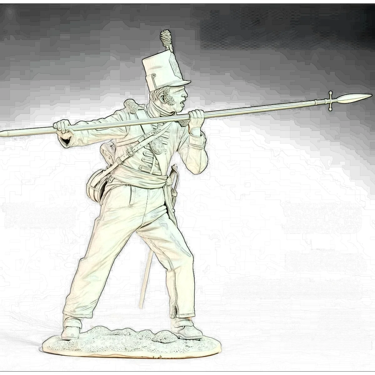 

Набор для сборки модели из смолы, 75 мм, без покраски, военная тематика, сержант 3-го полка британской пехотной гвардии, не собран и не окрашен, GK, 1503R