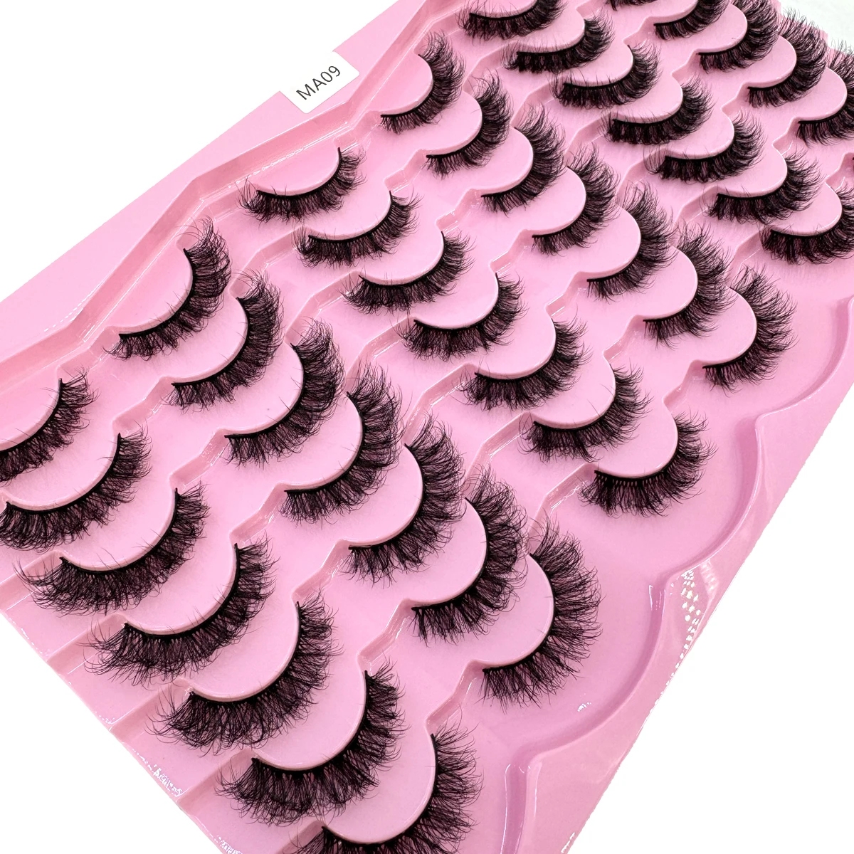 21 pares de cílios postiços de vison falso 3d natural longo cílios postiços 3d cílios de vison macio macio cílios extensão kit de maquiagem cilios