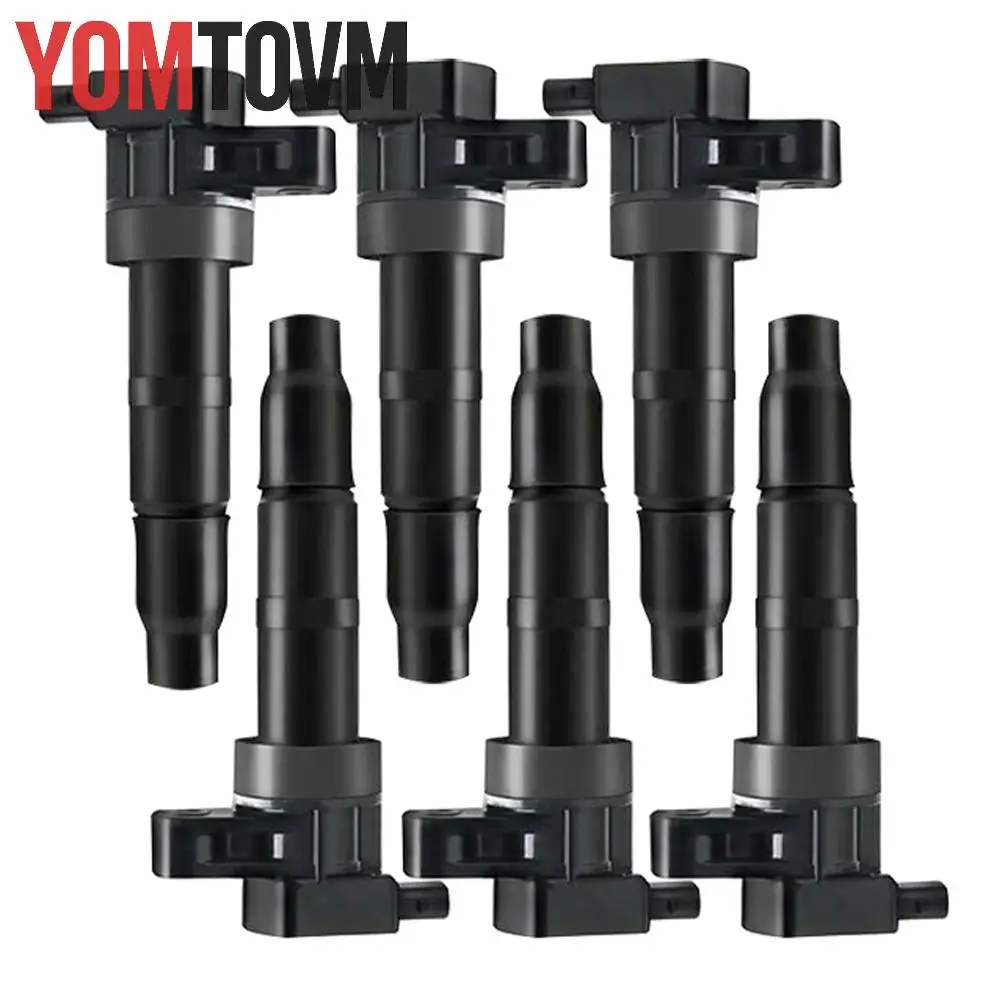 

6 шт. катушка зажигания для Hyundai Azera Entourage Genesis Santa Fe Sonata Veracruz Kia 27301-3C100