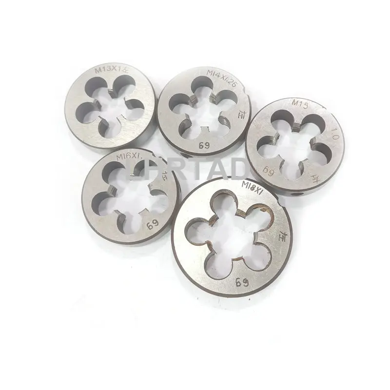 Left hand HSS Metric thread die M10 M11 M12 M13 M14 fine Thread screw round dies M15 M16 metric die M18 M19 die M20 cutting tool