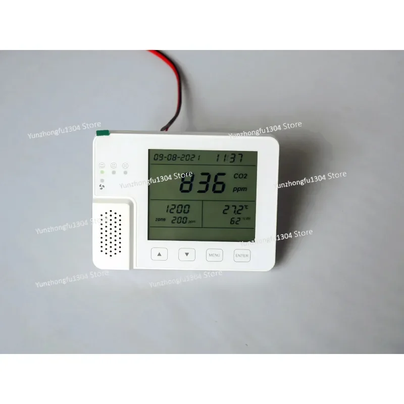 

Air quality co2 monitor controller with Relay function , Large LCD Temperature humidity Carbon dioxide air quality monitor