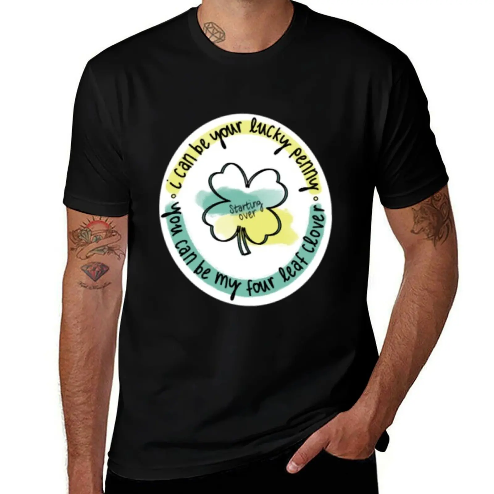 Starting Over Lyrics T-Shirt Summer Sports Quick Dry T-Shirt