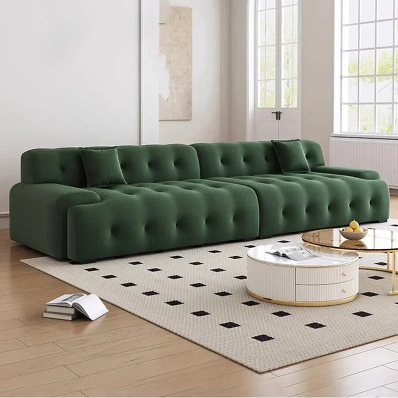 

Living Room Minimalist Sofa Elegant Modern Comfortable Puff Relaxing Sofa Lazy Designer Canape Salon Japanese Furniture