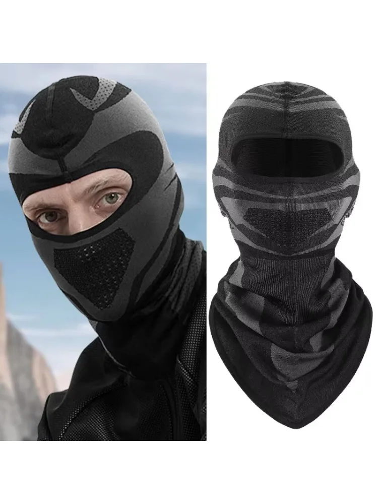 AliExpress NONE Summer Cool Balaclava Ice Silk Cycling Cap Sun UV Protection Windproof Sports Face Cover Headwear Bike Motorcycle Men's Hats