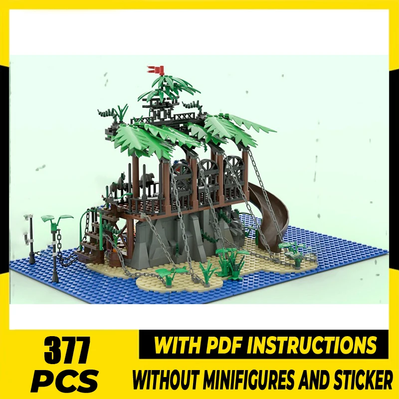 

Pirates Model Moc Building Bricks Cafeteria and Kitchen Model Technology City Street Blocks Gifts Christmas Toy DIY Assembly