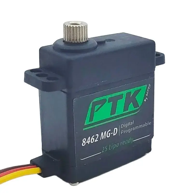 PTK 8462 MG-D 7.6Kg Metal gear Digital 9g size servo for Fixed wing glider Model aircraft robot