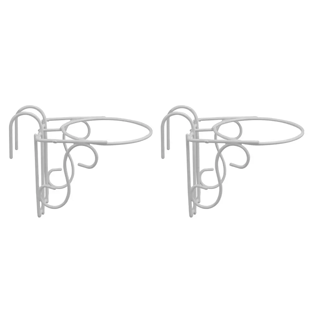 

2pcs Orchid Hanging Rack Sturdy Iron Plant Pot Holder for Balcony Yard Garden Decoration Flowerpot Display Stand