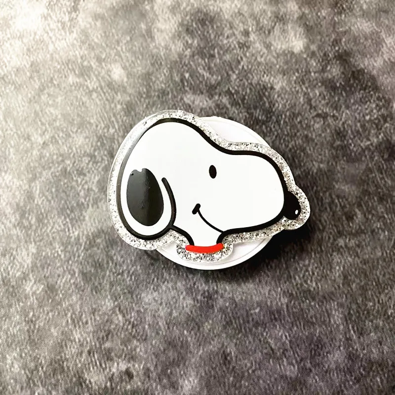 Miniso سنوبي حامل هاتف المحمول الكرتون العالمي 3M ذاتية اللصق قابلة للطي قوس تمتد قبضة الهاتف فنجر الوقوف