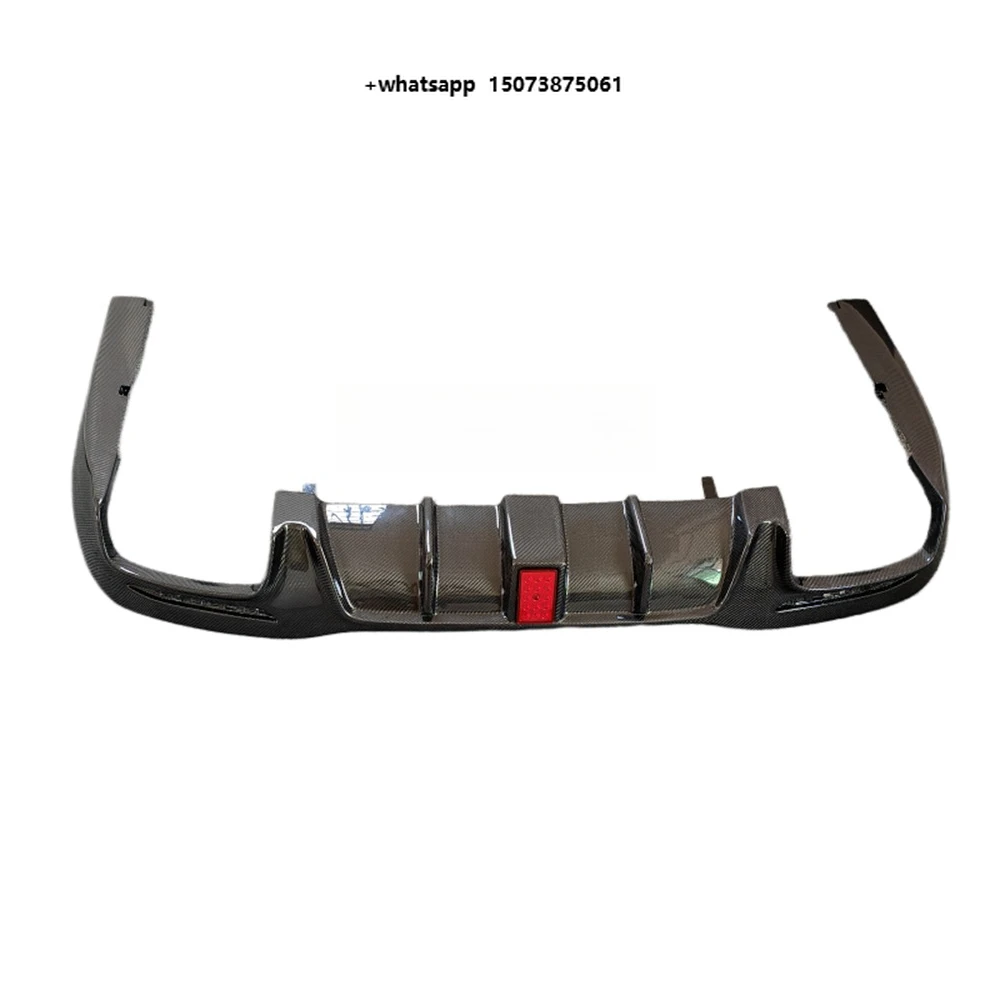 

2017-2020 for S-Class W222 S63 Body Parts B-style Carbon Fiber Rear Bumper Diffuser Kit