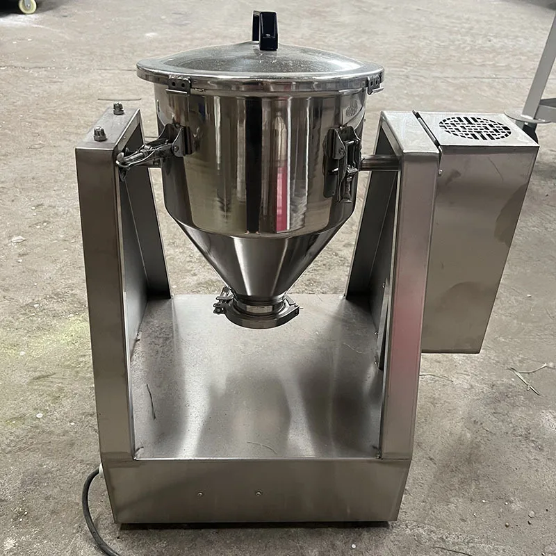 

Stainless steel drum mixer coffee seasoning powder granule mixer fully sealed waist drum mixer