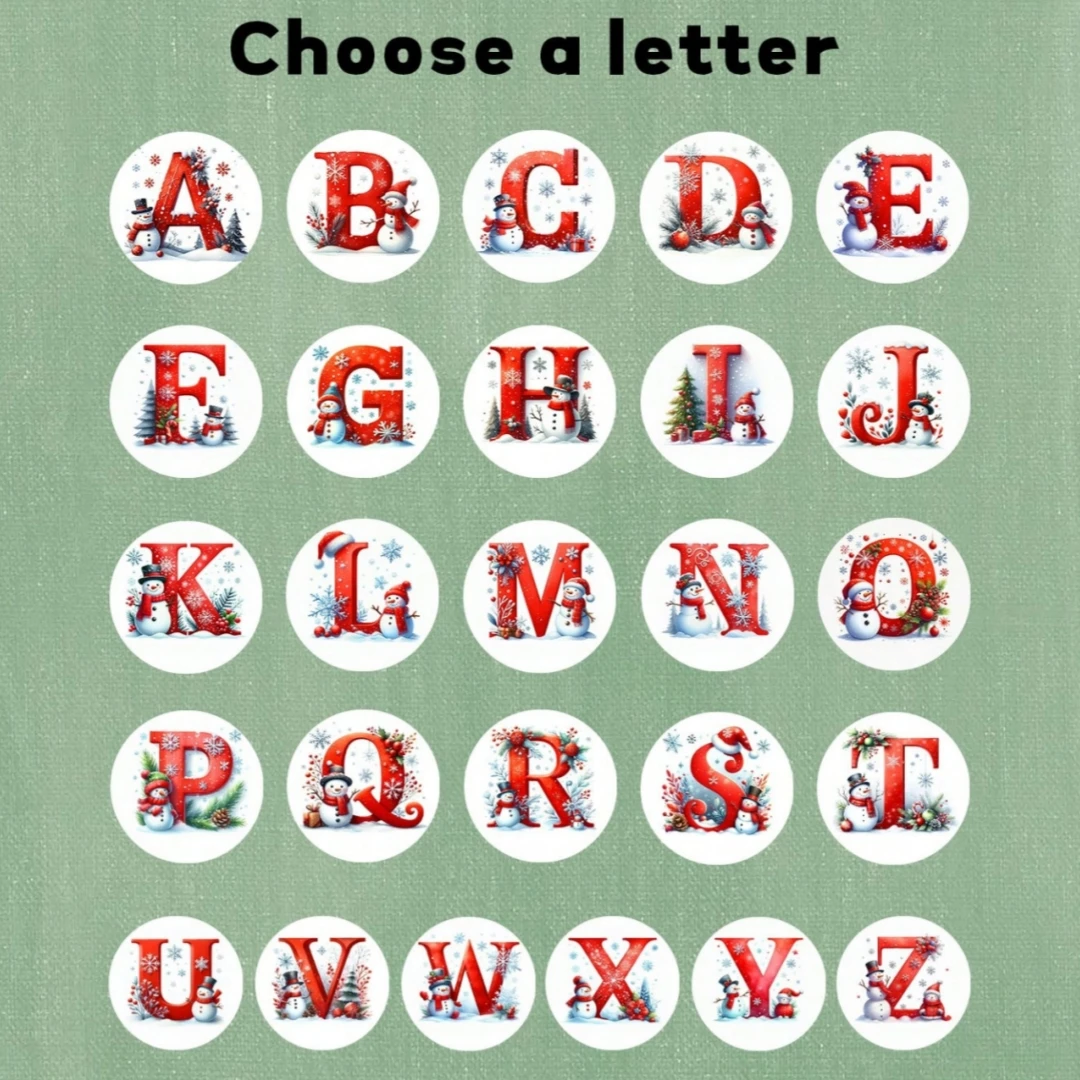 4-8 سنتيمتر ملصقات عطلة مخصصة ، ملصقات عيد الميلاد شخصية ، 54-108 قطعة ملصقات علامات الاسم المخصصة ، ملصقات اسم مخصص