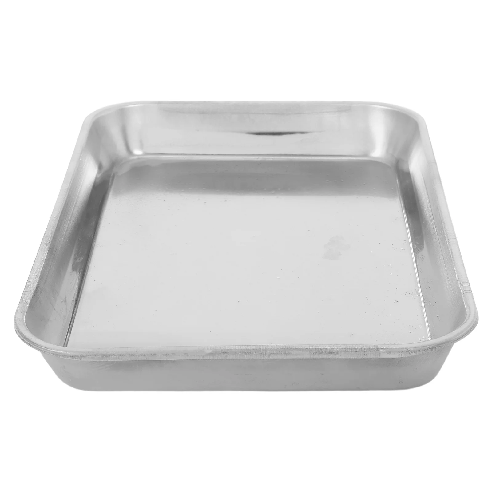 

Stainless Steel Flat Bottom Laboratory Sheet Pan Baking Pan Ideal For Chemical Experiments Medical Use Sample Storage