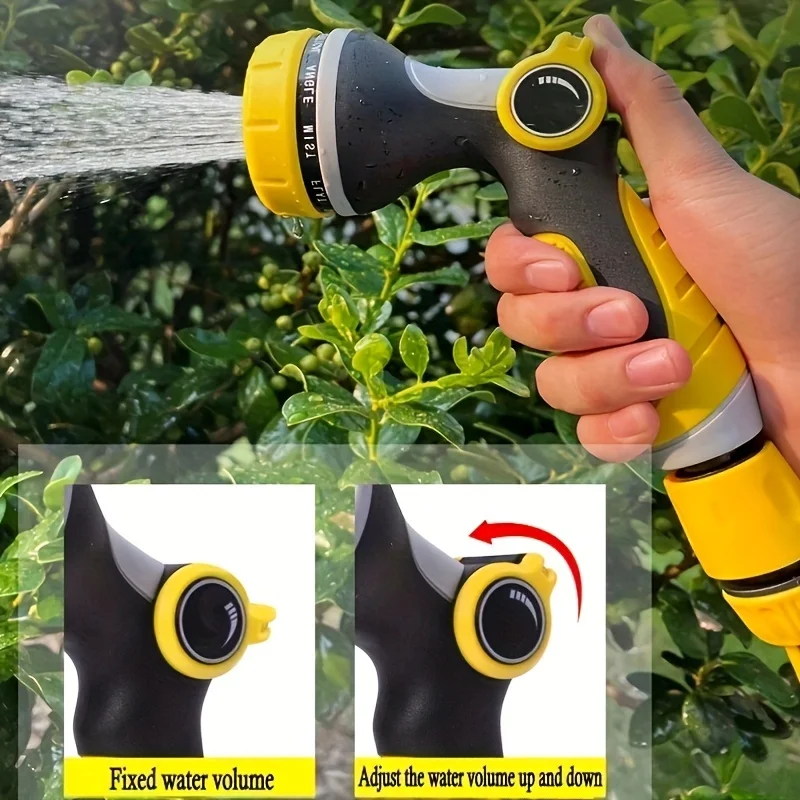 مسدس مياه للحديقة متعدد الوظائف، قطعة أثرية لسقي الحديقة، رأس رشاش سقي الخضروات
