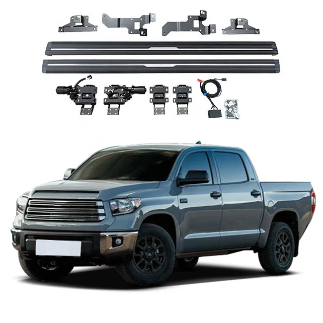 

Customize various models Automobile accessories Aluminum alloy electric Side Steps for TOYOTAs Tundra 2018 2021 Running Board