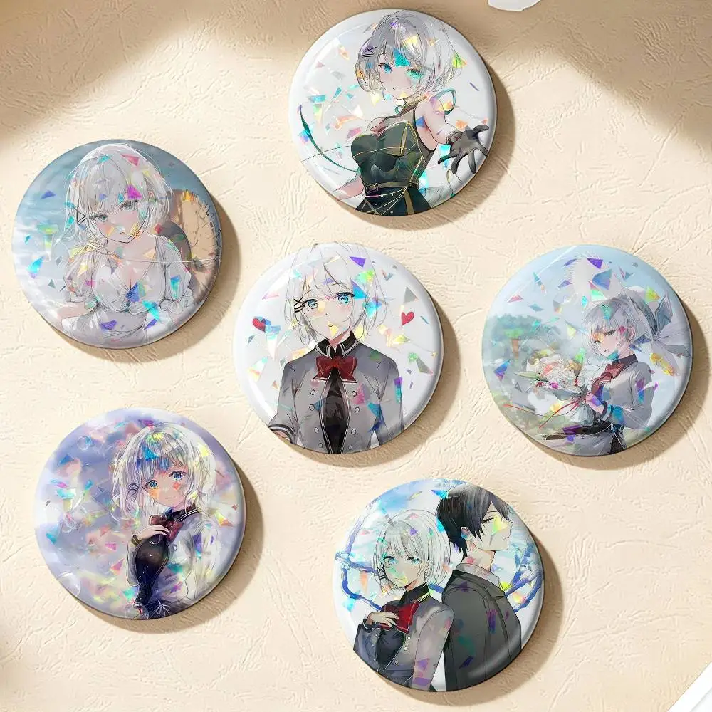 Tantei wa Mou, Shindeiru The Detective Is Already Dead Siesta  75mm 44mm 25mm Accessories Toys Badge Brooch Backpack Hat Pins