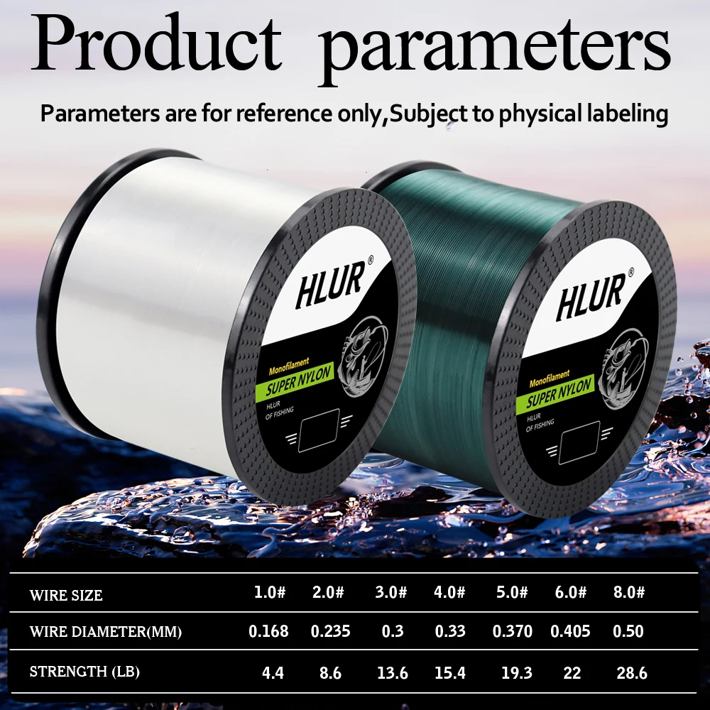 Filo da Pesca in Nylon 500M, M - Fluorocarbon Line recensione e prezzo