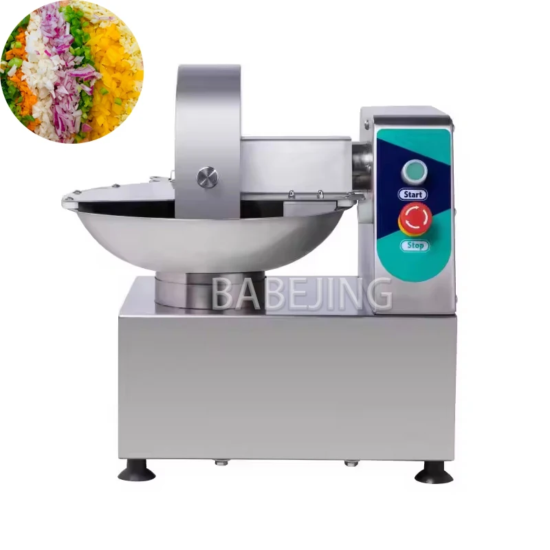 BABEJING Commercial Vacuum Vegetable Cutting Machine Stainless Steel Fresh Meat Grinder for Kitchen Use