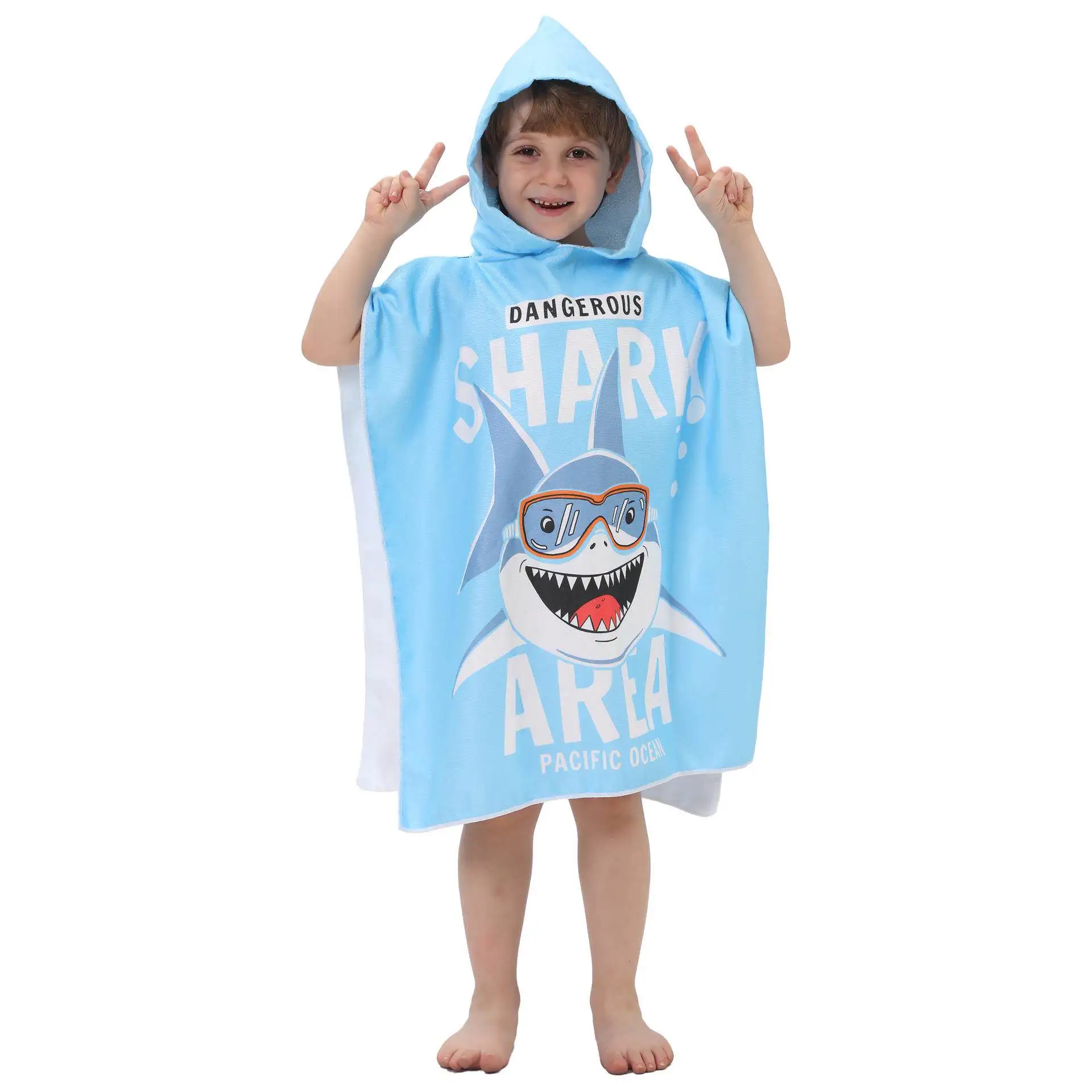 Cartoon Baby Bath Towel Microfiber Hooded Beach Soft Poncho Newborn Cape Towels Kids Bathing Stuff Infant Washcloth