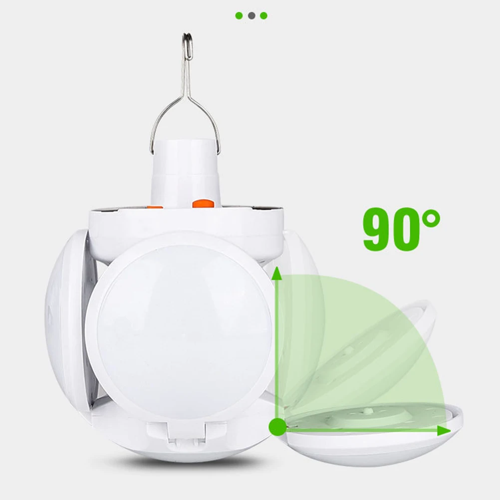 

1Pcs Solar Charging LED Tent Light Portable Rechargeable Camping Lamp Outdoor Emergency Night Light Saving