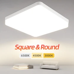 LED Ceiling Lights 220V Ultra Thin Square Ceiling Lamp 20/30/50w Surface Mount  Panel Light For Kitchen Home Room Indoor Light