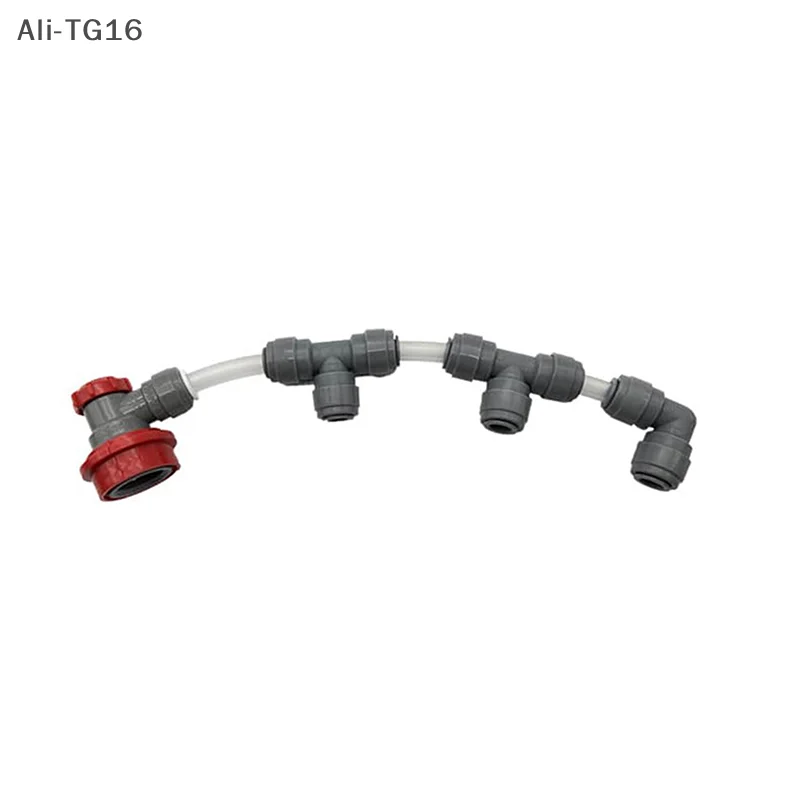 البلاستيك المحملة توصيل سريع الأنابيب موصل الخرطوم دفع في المناسب 6.35/8/9.5 مللي متر المحملة قطعة البيرة تخمير أجزاء البيرة