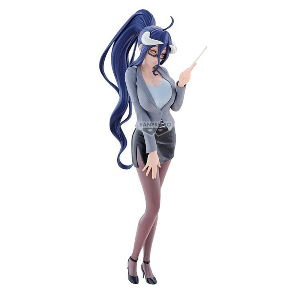 Bandai Overlord Albedo Teacher's Clothing Desktop Assembly Model Model Doll Action Figure Birthday Gift