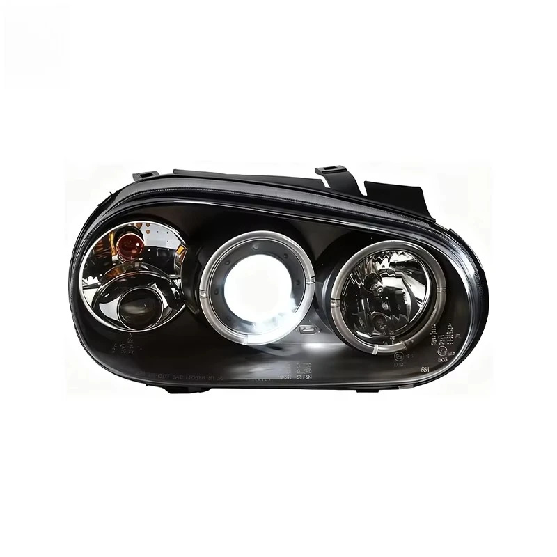 2 Pieces for VW Golf 4 R32 Auto Parts Accessories Headlight 2004 2008 Upgrade Angle Eyes Style Headlight LED Headlamp